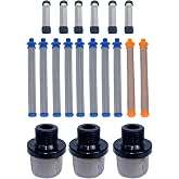 (3+8+2+6) Pack Airless Paint Sprayer Filter Kit &ndash; Compatible with Graco Magnum ProX17 &amp; ProX19, Fits SG2 SG3 Spray Guns, Includes 288716 Pump Strainer, 288747 40 Mesh, 288749 60 Mesh, 288750 100 Mesh