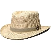 Scala Men's Raffia Gambler Hat