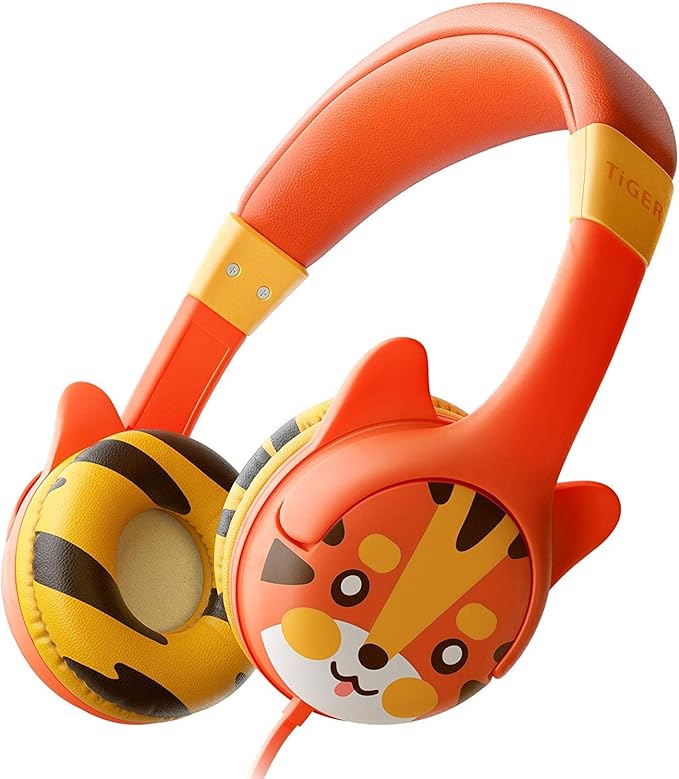 Kidrox TigerEar Kids Headphones Boys/Girls 85dB Volume Limited