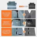 KYG Car Boot Liner with Bumper & Side Protection 184x105x38cm Grey view 2