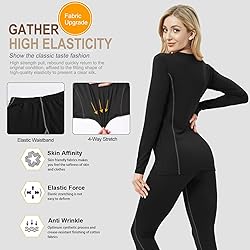 MEETWEE Thermal Underwear for Women, Winter Warm
