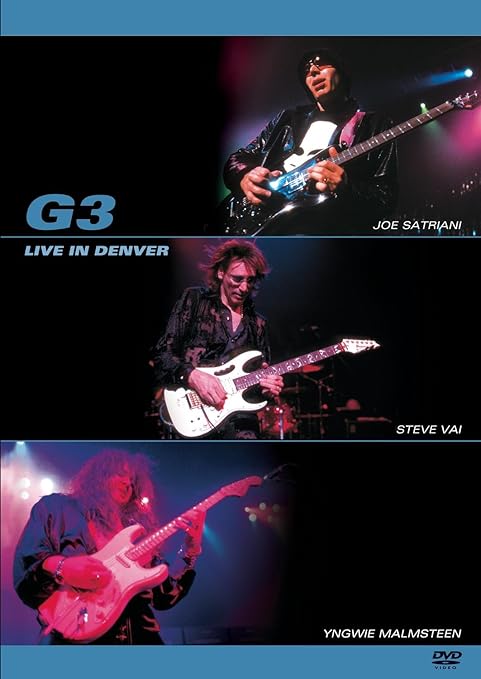 Amazon Co Jp G3 Live In Denver 03 Dvd Import Dvd ブルーレイ G3 Yngwie Malmsteen Steve Vai Joe Satriani Joe Satriani A Karim Karmi