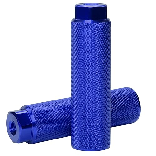 Vuwuma Amotor Bike Pegs Aluminum Alloy Anti-Skid Lead Foot Bicycle