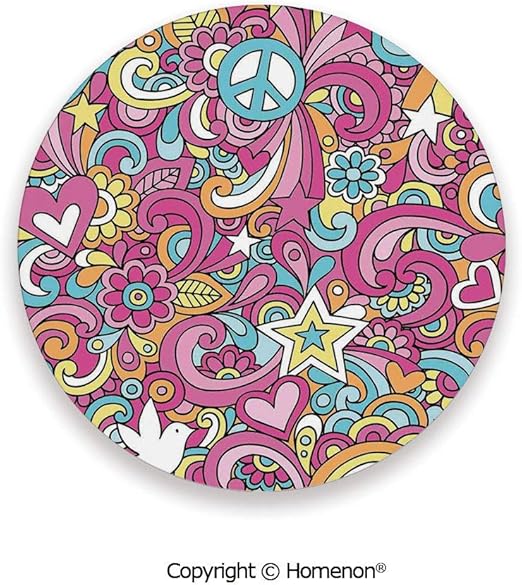 Amazon Com Psychedelic Complex Funky Patterns Stars Back To 60s