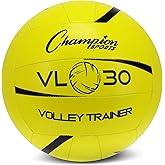 Champion Sports Training Volleyball, Indoor and Outdoor, with Soft, Hand-Sewn Nylon Panels - Multiple Styles