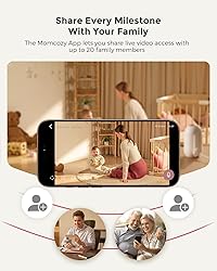 Momcozy Smart WiFi Baby Monitor with Camera and