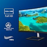 Philips 322E1C 32" FHD Curved VA Monitor 75Hz 4ms AMD FreeSync SmartImage view 7