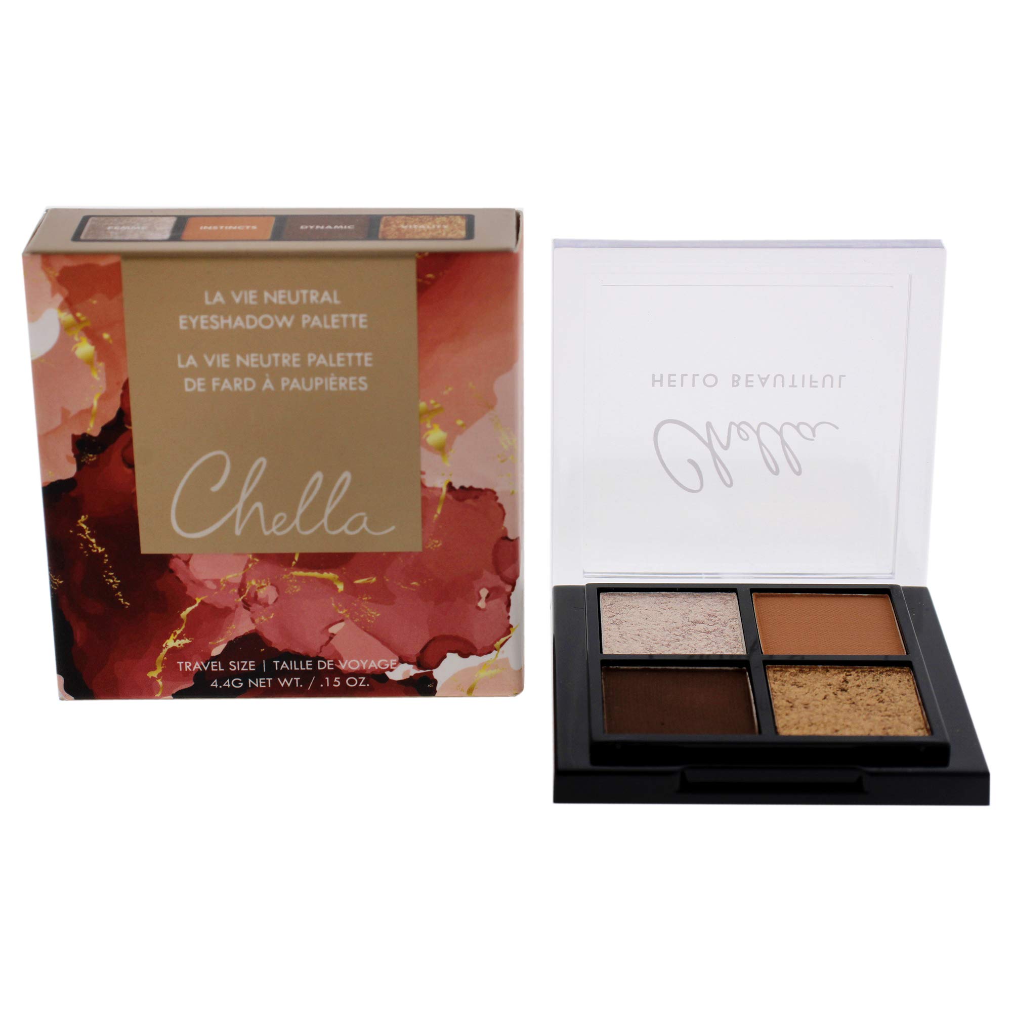 Chella La Vie Eyeshadow Palette, Travel Size Mini Eyeshadow