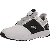 Puma Golf Men's Ignite Elevate DISC Golf Shoe, Puma White-Puma Silver-High Rise, 13