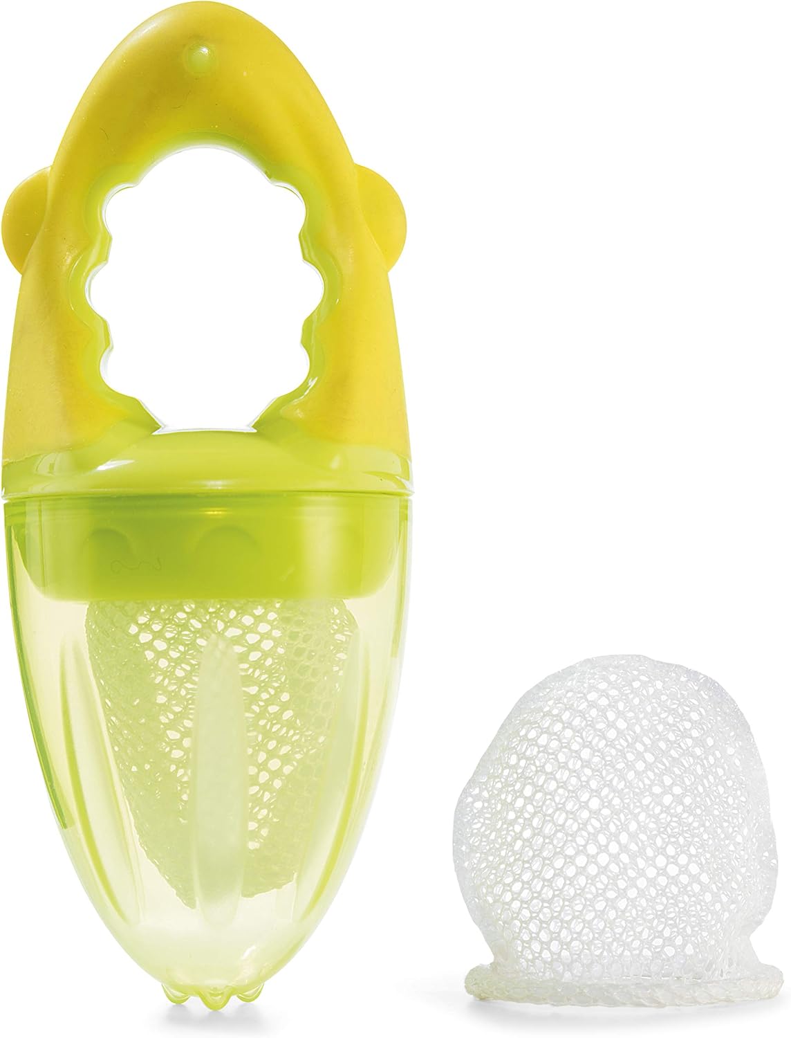 Chicco Fruit Friend, Fruit and Vegetable Starter, Ergonomic Handle, Net Included, Hand Washable, First Feeding Set