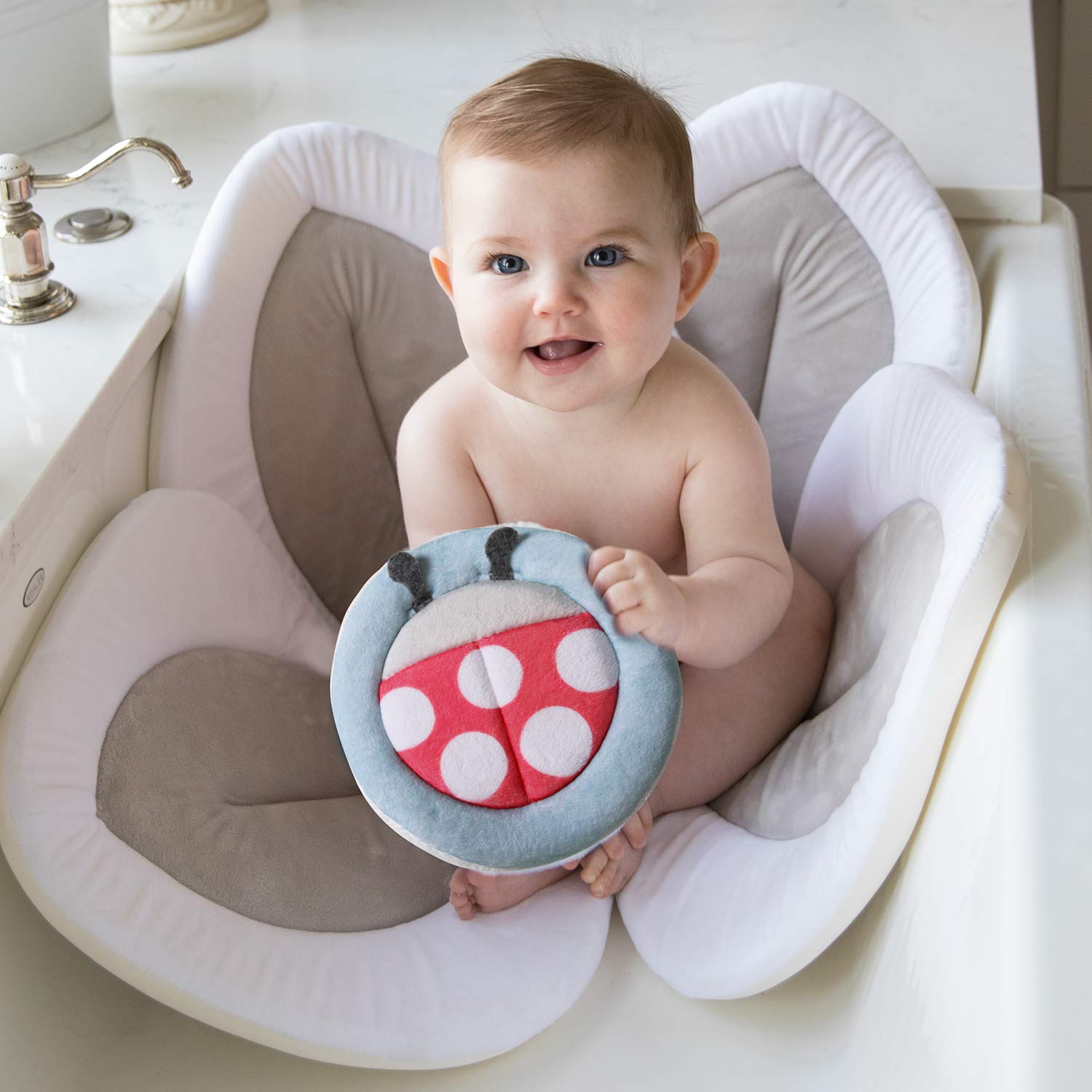 Blooming Bath Lotus - Baby Bath (Gray/Dark Gray) : Baby