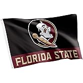 Desert Cactus Florida State University FSU Flag - 3 x 5 Feet Seminoles Banner, Indoor/Outdoor Durable Fabric, 100% Polyester Design (Style S)