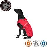 Ancol Muddy Paws All Weather Stormguard Coat Poppy Red Small 30cm view 7