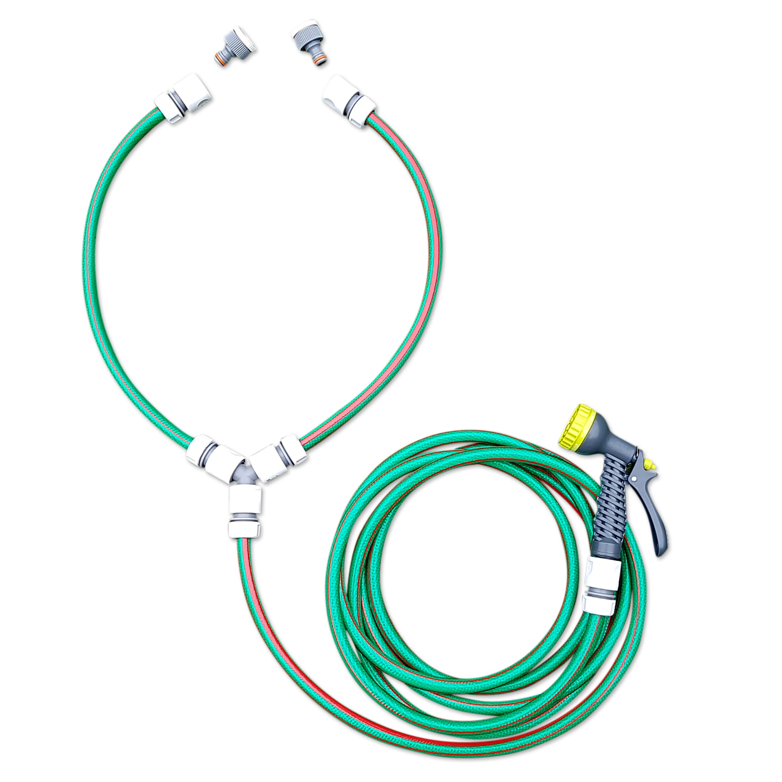 Dog Wash Shower Kit - Upgrade Your Pet Grooming Routine with Our Hot and Cold Premium Set - Perfect for Washing Dogs Outdoors, Dog Baths and Pet Care with All Fittings. Set by MYPURECORE