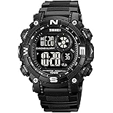FANMIS Mens Military Multifunction Digital LED Watch Electronic Waterproof Alarm Quartz Sports Watch