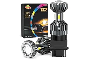 Afibraru 3157 LED Reverse Light Bulb 6000K White - Super Bright 1860 CSP Chips Backup Lights for 3156 3057 4157, Error-Free T25 Bulbs for Backup Reverse Parking Tail DRL Light, 2-Pack