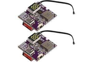 2-Pack 22.5W Fast Charging Power Bank Module with Digital or Light Display,USB-A Ports, Supports PD3.0 QC4+ Protocols, Compat