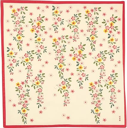 Amazon 濱文様 小布 風呂敷 50cm 笑み桜 ローズ 濱文様 風呂敷 通販