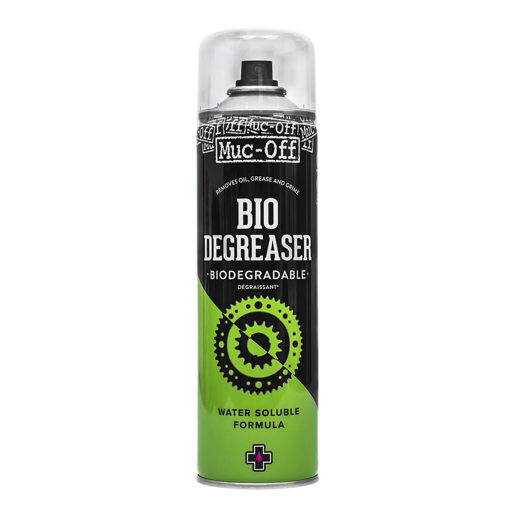 Muc-Off Bio Degreaser - Fast-Acting Bike Chain Cleaner and Degreaser Spray - Biodegradable Water Soluble Formula for Chains, Gears & Components - 500ml