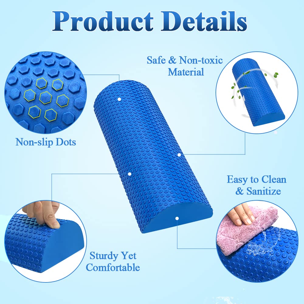 AOSSA BBL Pillow Butt for Sitting Brazilian Butt Lift Pillow After Surgery Hemorrhoid Recovery Post Surgery Booty Pillow Chair Toilet Riser Seat Lifter Cushion Foam