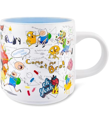 Amazon.com | Adventure Time BMO Head Ceramic Coffee Mug, Novelty Gift Mugs  for Coffee, Tea and Hot Drinks, 11oz, White: Coffee Cups & Mugs