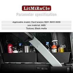 LitMiRaCle Trunk Storage Tray Organizers Rear Cargo