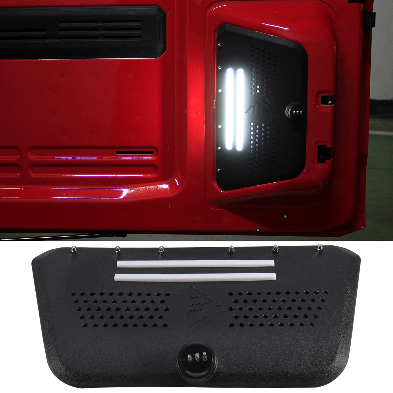 Photo 1 of Tempsnow Tailgate Hidden Storage with Lock Light for Ford Bronco 2021-2026 Tailgate Lock Box