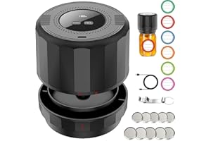 Ultimate Electric Mason Jar Vacuum Sealer Kit - Fully Automatic Auto-Stop Sealer for Wide & Regular Mouth Jars Upgraded LED D