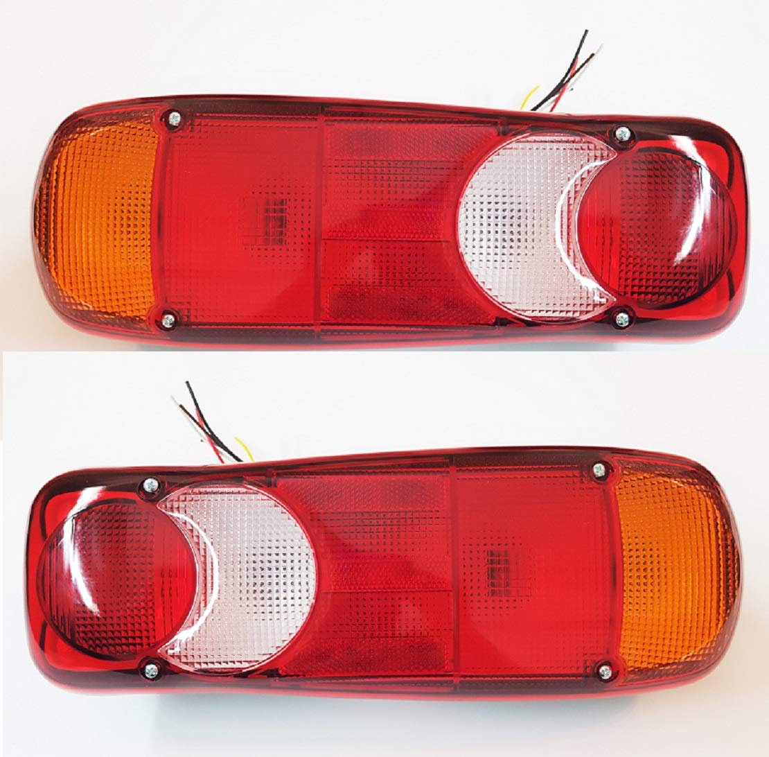 24/7 AUTO 2x Rear Tail Recovery 12V 24V Lights bulbs for lorry chassis truck trailer caravan