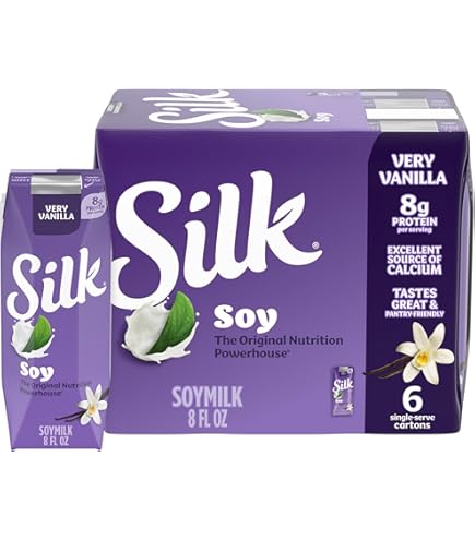 Amazon.com: Soymilk, 10.1 fl oz,6 Cans : Grocery & Gourmet Food