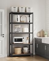 SONGMICS 2 Pack Shelving Unit 60 x 120 x 200 cm Rustic Brown Black Industrial view 9