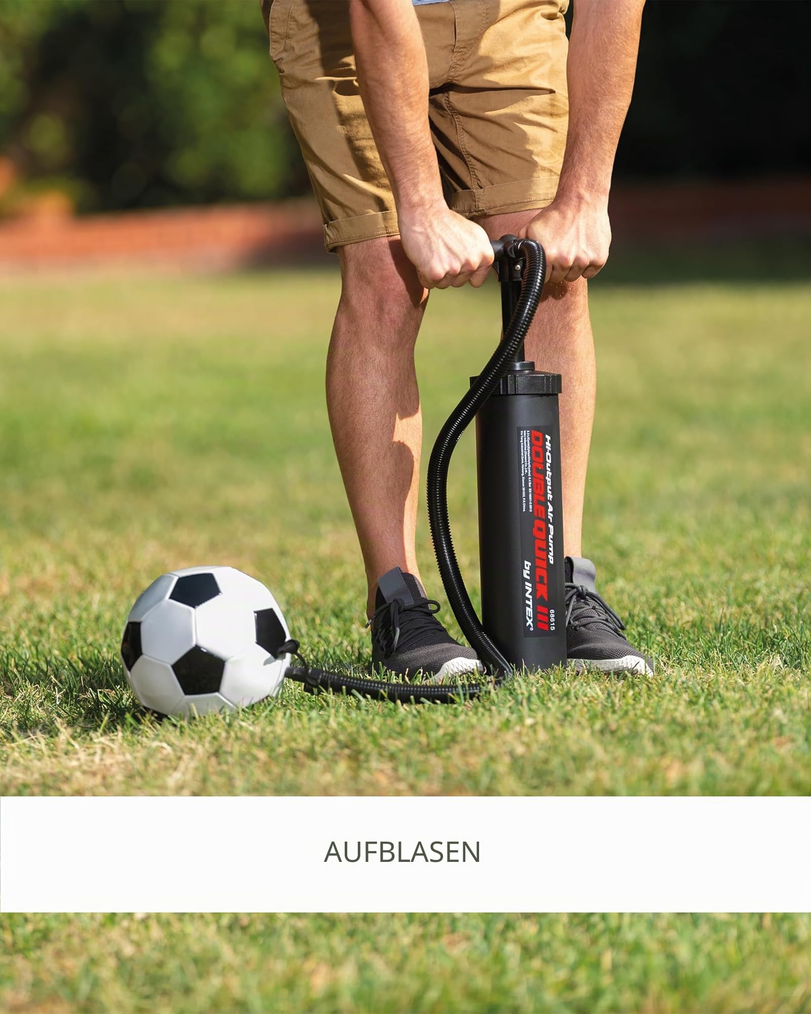 Intex Luftpumpe Hochleistungshandpumpe, Schwarz, 48 cm, 68615 2