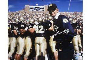 DENVERAUTOGRAPHS Lou Holtz Autographed/Signed Notre Dame Fighting Irish 16x20 Photo BAS