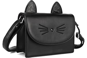 AFKOMST Cute Purses for Teen Girls Small Crossbody Purse and Handbags Cat Gifts for Kids