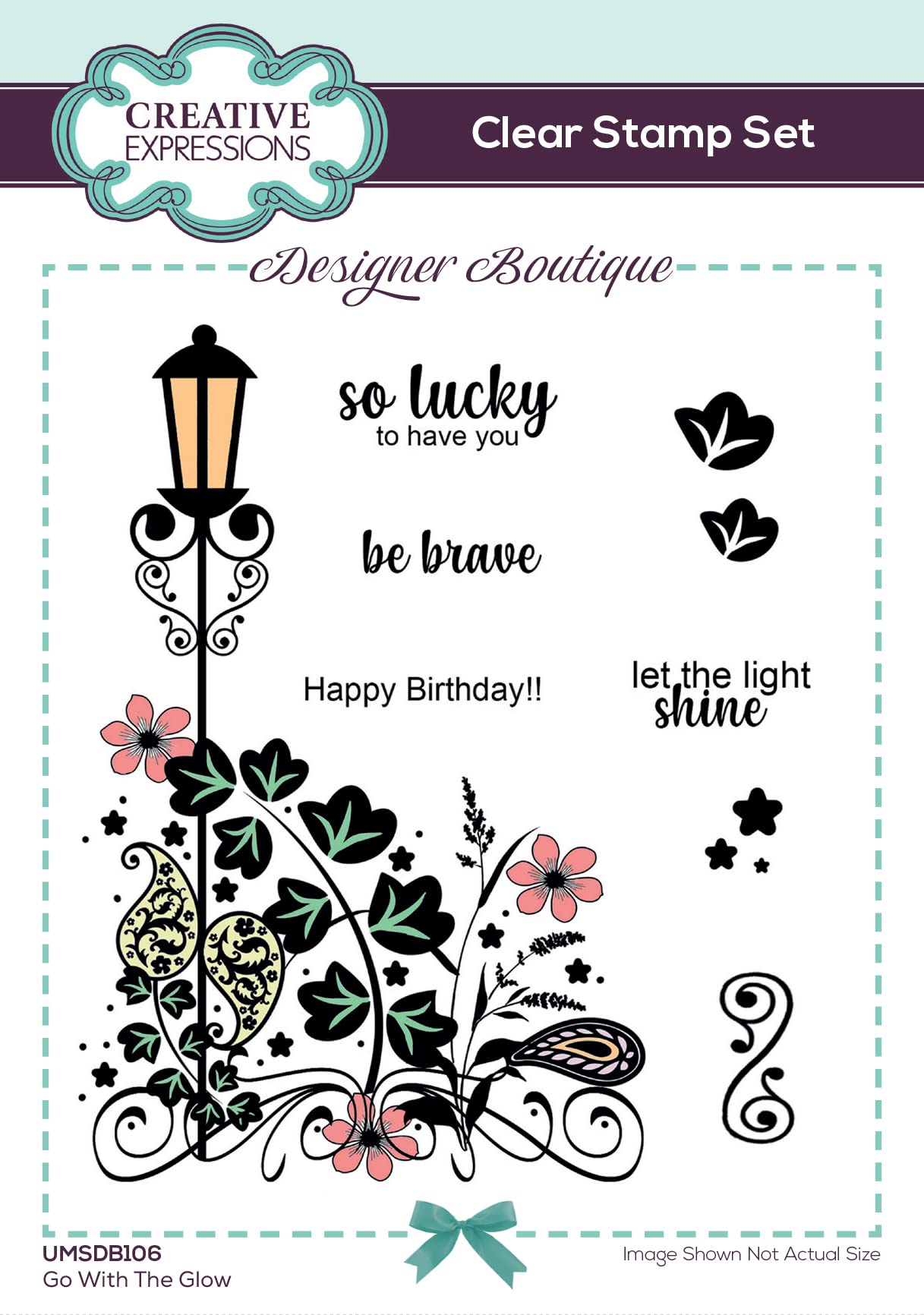 Designer Boutique - Go with The Glow - Clear Stamp Set