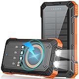 Saraupup Solar Charger Power Bank 49800mAh Wireless