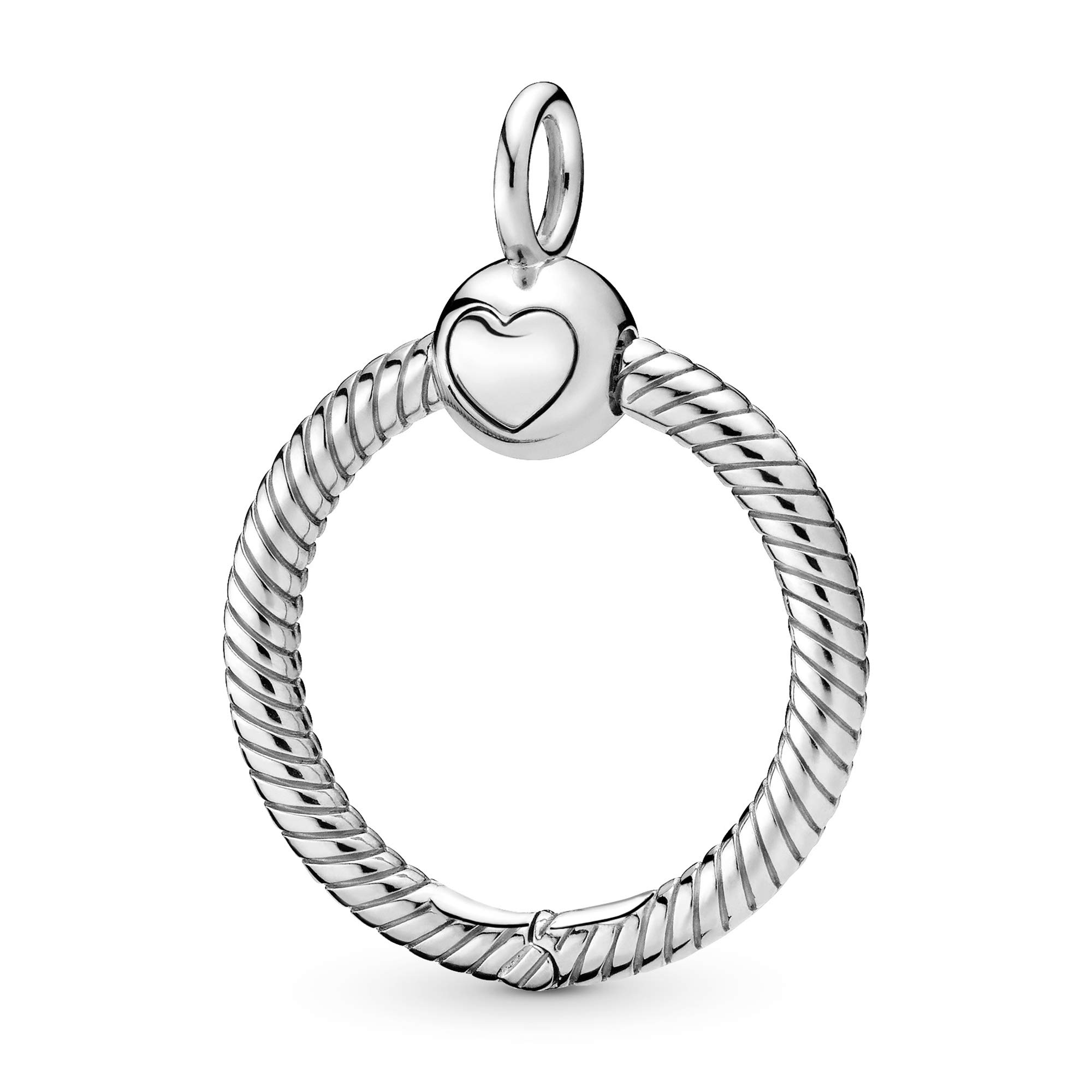 PANDORA Moments Women's Sterling Silver Small O Pendant, No Box
