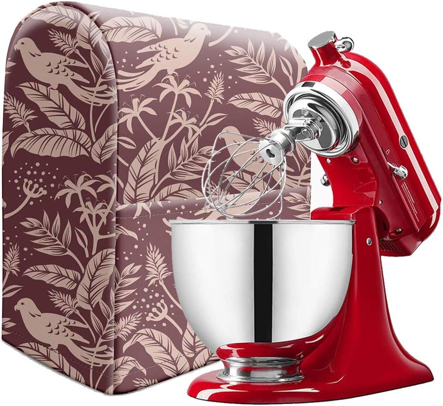 Dust Cover for Kitchen Aide Stand Mixer, Kitchen Aid Mixer Cover with Pockets, 6-8 Quart Kitchen Aid Mixer Cover Fits All Tilt Head & Bowl Lift Models