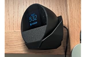 Angled Wall Mount Bracket for �鶹�� Echo Spot (2024) - Adjustable Display Stand Holder, Reversible Left or Right Tilt, Easy 