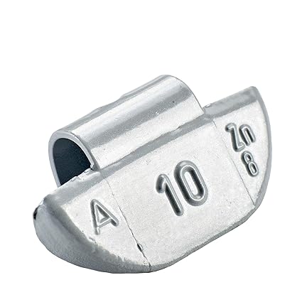 100x Schlaggewichte Alufelgen Typ63 10g Silber | Schlaggewichte Alu Auswuchtgewichte Alufelgen | Wuchtgewichte Alufelgen
