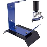 TCP Global Benchtop Gravity Feed Spray Gun Holder Stand | Holds Auto Paint HVLP Guns, Table or Bench Top