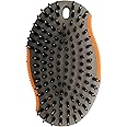 Wahl Canada Palm Pal Dog Grooming Brush, Smoothing Dog Brush, Dog and Puppy Brush, Handheld Dog Brush, Charcoal infused brist
