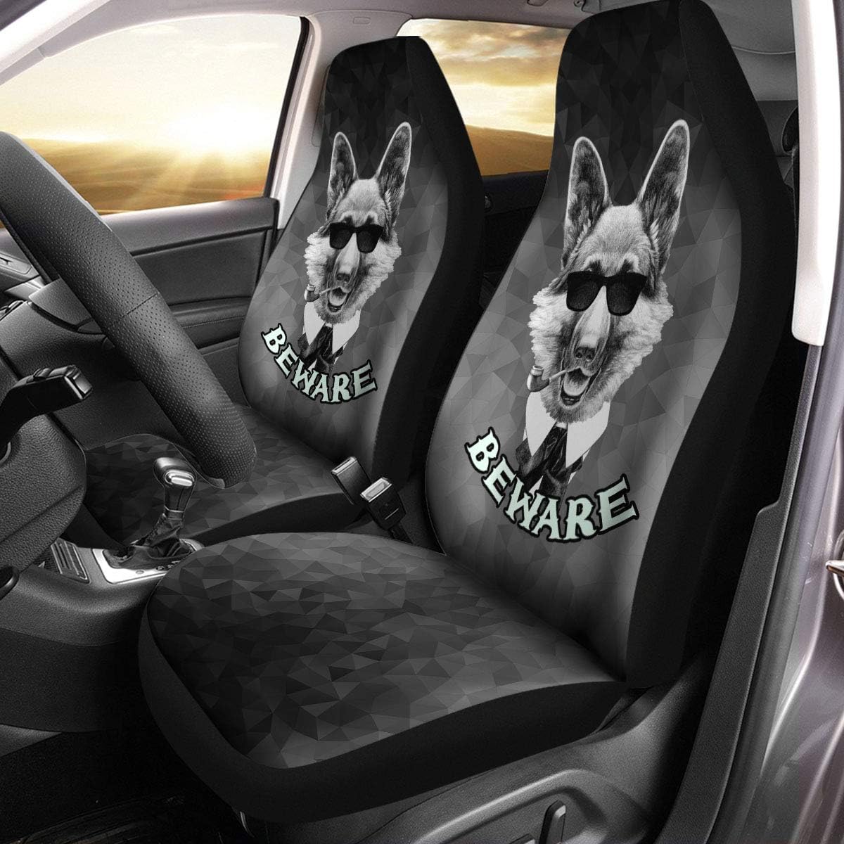 german shepherd seat belt