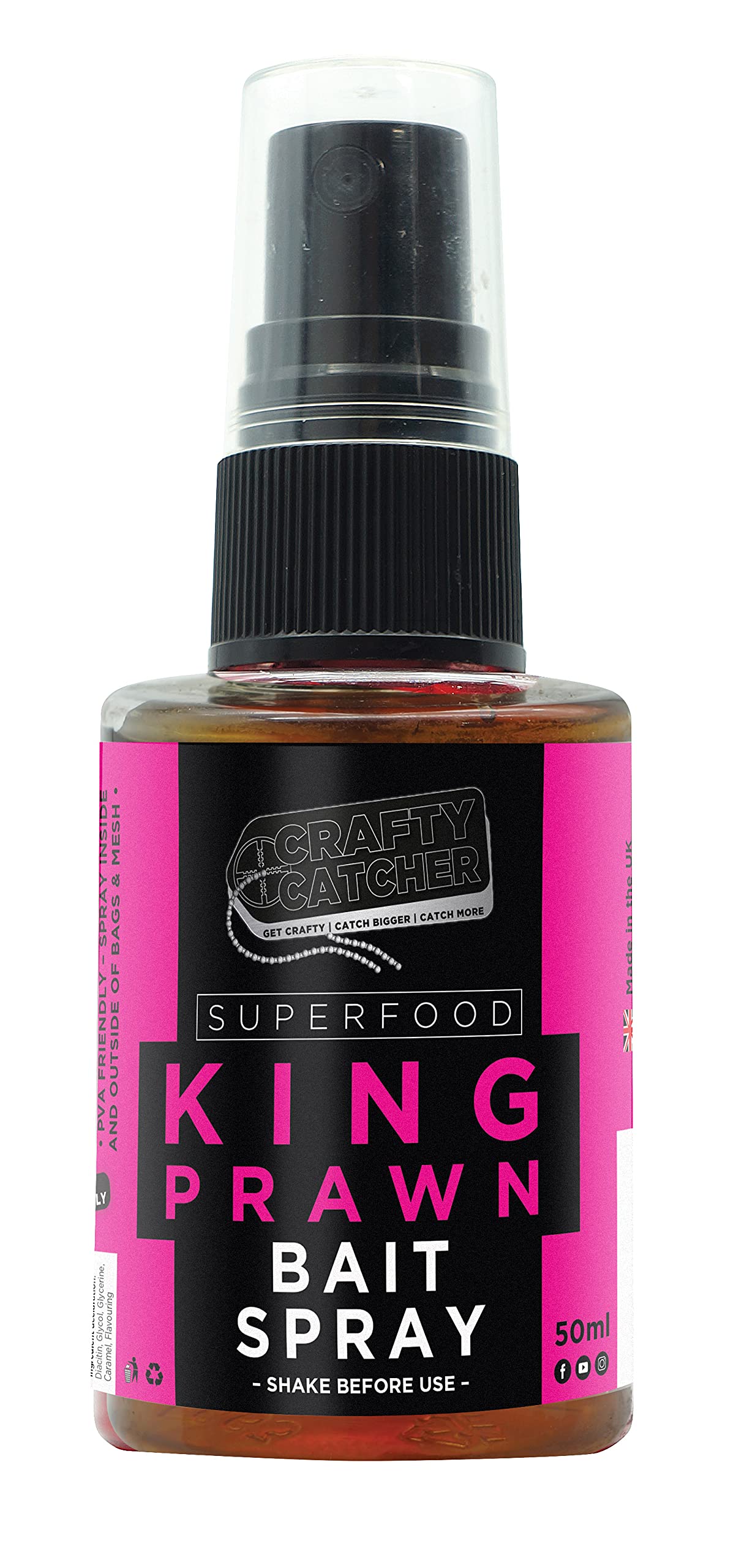 Crafty Catcher Superfoods King Prawn Bait Enhancer 100ml