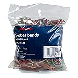 Officemate Assorted Size and Color Rubber Bands, 4