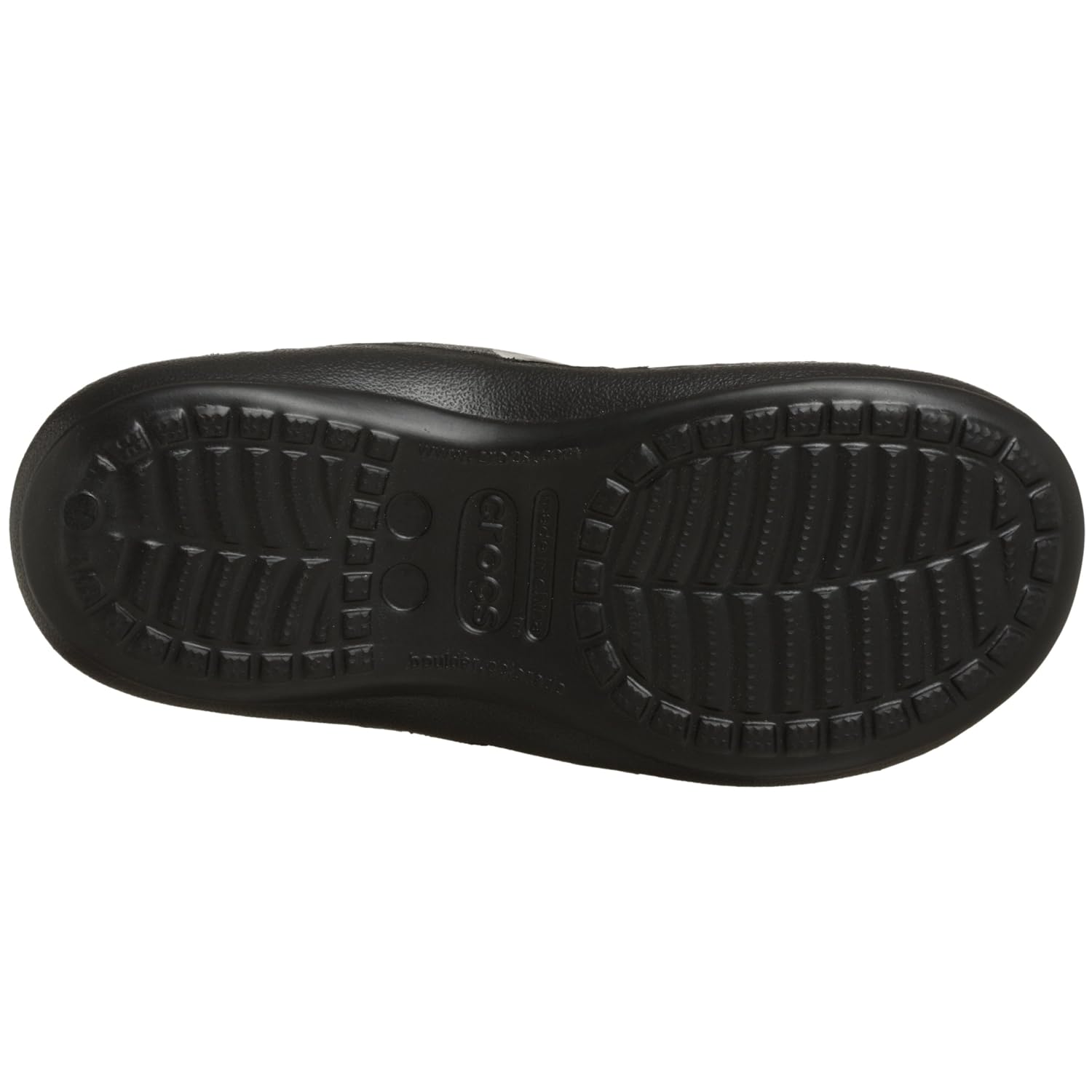 crocs unisex athens ii black flip flops and house slippers