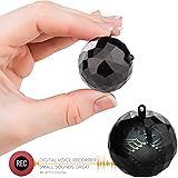 Digital Voice Activated Recorder - GolfBall Size Keychain with up to 132 Hours Capacity - 8GB | 32 Hours Battery Life | RecBall by aTTo digital