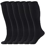 ODIJOO Compression Socks 20-30 mmHg for Women & Men(3 Pairs)-Best for Running, A