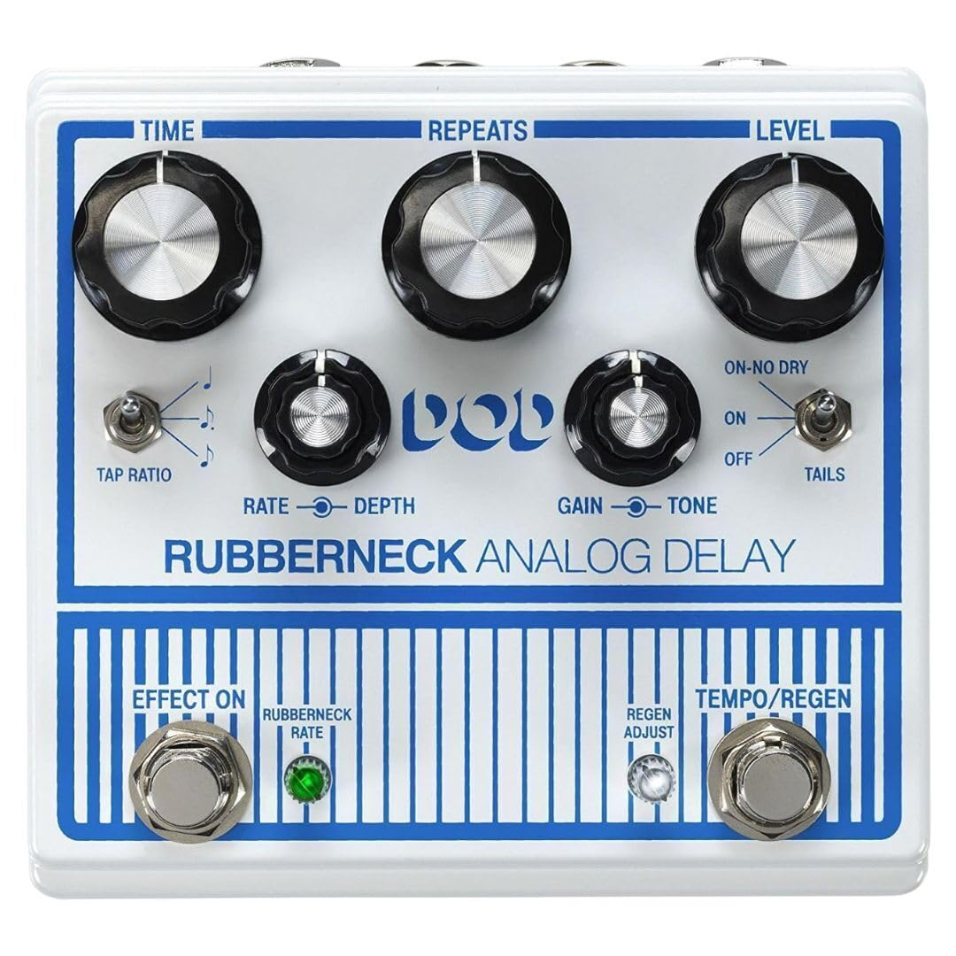 DOD Rubberneck Electric Guitar Analog Delay Pedal DOD0015