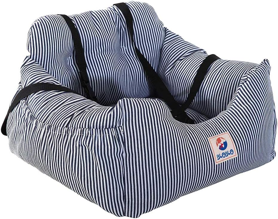 BLOBLO Dog Car Seat Pet Booster Seat Pet Travel Safety Car Seat Dog Bed for Car with Storage Pocket : Pet Supplies